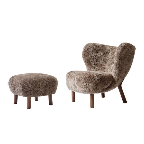 Little Petra Lounge Chair and Pouf